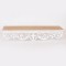 SHELF, WOODEN, NATURAL COLOR WITH WHITE, 59x15x11.5cm 750-30014