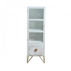 SHELF, WOODEN, WHITE, 50x38x162cm 750-30020