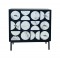 SHELF, WOODEN, BLACK-WHITE, 80x40x80cm 750-30021