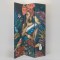FOLDING SCREEN, HAND HOLDING WOMANS FACE, CANVAS PRINT,GREY-GOLD-BLACK, 120x2.5x180cm 750-34014