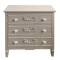 CABINET, WOODEN, CREM, 3 DRAWERS, 80X38X80.5CM 750-35522