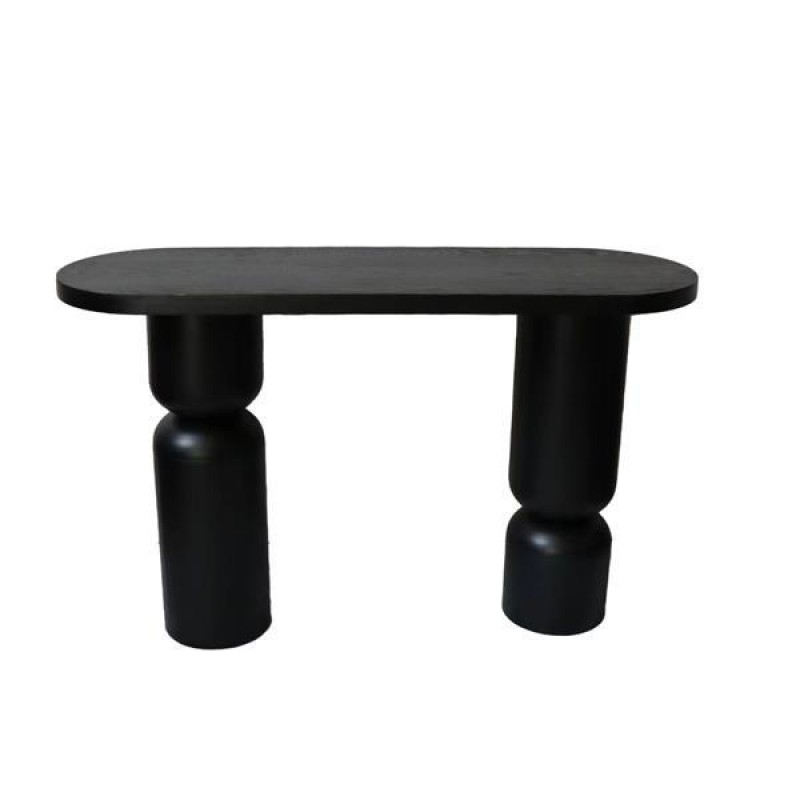 CONSOLE, METAL, BLACK, 120X40X75cm 750-39546