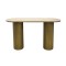 CONSOLE, METAL, GOLD, 120X40X72cm 750-39551