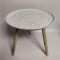 SIDE TABLE, WOODEN, WHITE, 45x45x43cm 750-40523