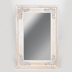 ОГЛЕДАЛО ЗА БАНЯ ДЪРВЕНА РАМКА ЕСТЕСТВЕН ЦВЯТ 60X90 СМ ОГЛЕДАЛО ЗА БАНЯ ДЪРВЕНА РАМКА ЕСТЕСТВЕН ЦВЯТ 60X90 СМ