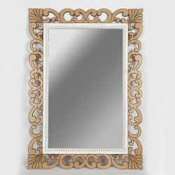 MIRROR, WOODEN, BROWN, 65.5x4x91cm 751-10018 MIRROR, WOODEN, BROWN, 65.5x4x91cm 751-10018