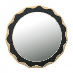 MIRROR, WOODEN, BLACK, 104Χ3Χ104CM 751-10034 MIRROR, WOODEN, BLACK, 104Χ3Χ104CM 751-10034