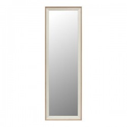 MIRROR WITH STAND, PLASTIC, WHITE WOOD, 35x140cm 751-10044 MIRROR WITH STAND, PLASTIC, WHITE WOOD, 35x140cm 751-10044