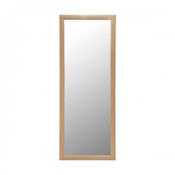 MIRROR, PLASTIC, NATURAL WOOD, 30x90cm 751-10047 MIRROR, PLASTIC, NATURAL WOOD, 30x90cm 751-10047