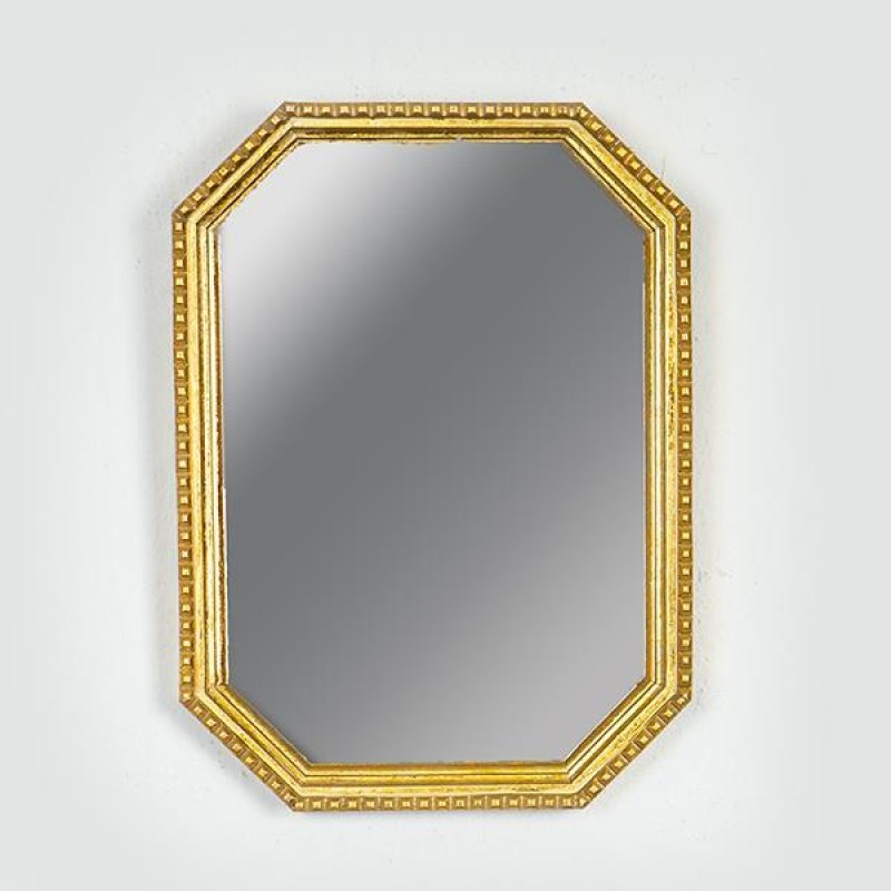 MIRROR, METAL, FRAME, GOLD, 30x3.5x40.5cm 751-11024