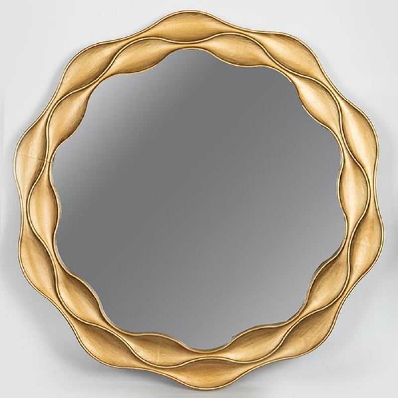 MIRROR, METAL, FRAME, GOLD, 77x3x80cm 751-11025
