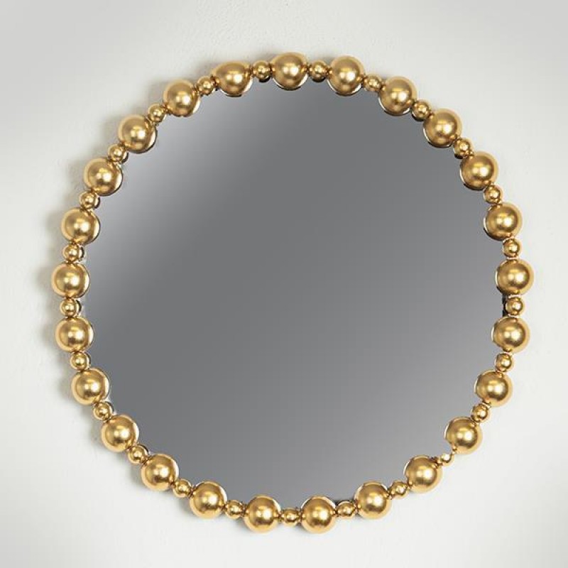 MIRROR, METAL, FRAME, GOLD, 64x4.5x64cm 751-11027