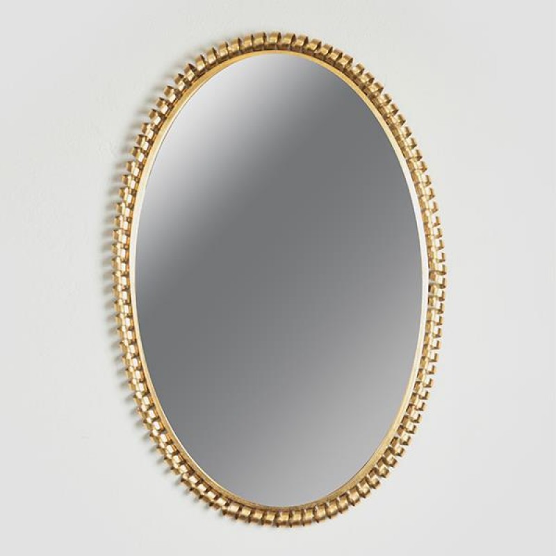 MIRROR, METAL, FRAME, GOLD, 54x3.5x80cm 751-11029