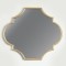 MIRROR, METAL, FRAME, GOLD, 75x2.5x65cm 751-11030