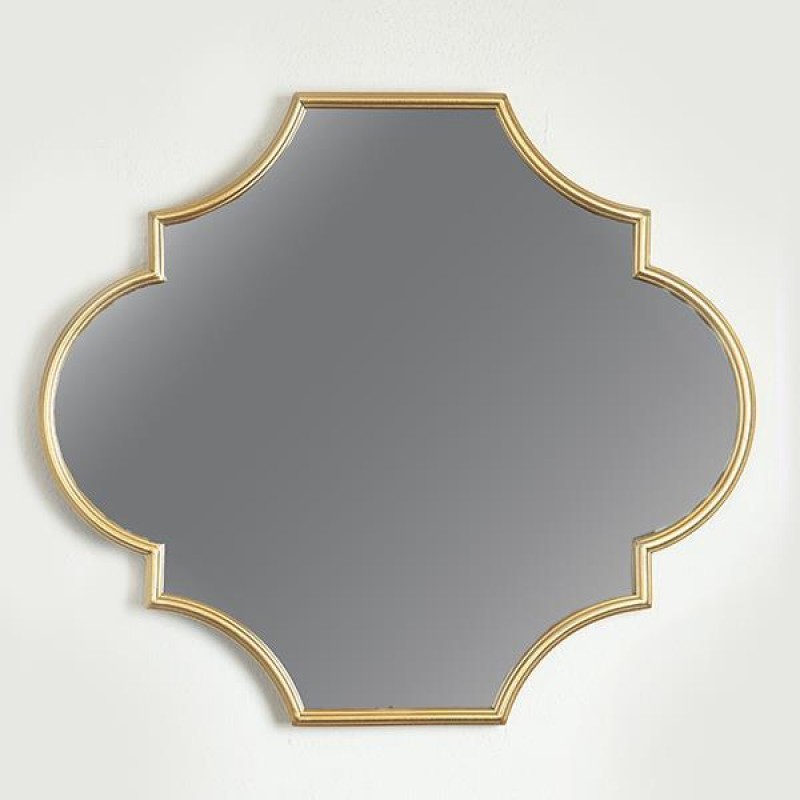 MIRROR, METAL, FRAME, GOLD, 75x2.5x65cm 751-11030
