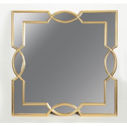 ОГЛЕДАЛО ЗА БАНЯ МЕТАЛНА РАМКА ЗЛАТИСТ 80X80 СМ ОГЛЕДАЛО ЗА БАНЯ МЕТАЛНА РАМКА ЗЛАТИСТ 80X80 СМ