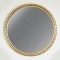 MIRROR, METAL, FRAME, GOLD,66x3x66cm 751-11038