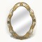 MIRROR, METAL, FRAME, GOLD, 75.5x55.5x4cm 751-11045