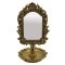 STAND MIRROR, POLYRESIN, GOLD, 16x15.5x26.7cm 751-12052