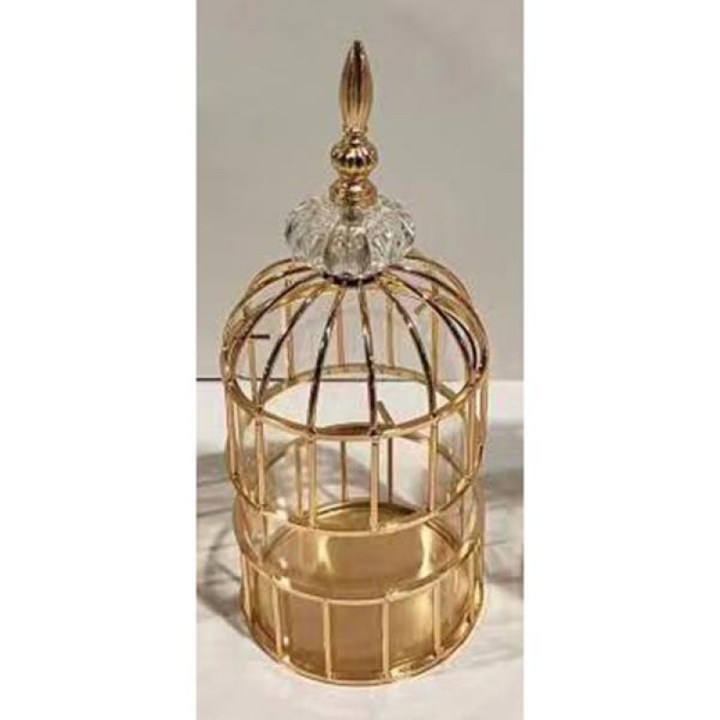 ДЕКОРАТИВЕН ФЕНЕР С МЕТАЛНА РЕШЕТКА - ЗЛАТИСТ ДЕКОРАТИВЕН ФЕНЕР С МЕТАЛНА РЕШЕТКА - ЗЛАТИСТ