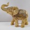 TABLE DECORATIVE, ELEPHANT, GOLD-GREY, 24x11x22cm 752-11518