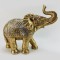 TABLE DECORATIVE, ELEPHANT, GOLD-GREY, 21x8.5x19cm 752-11519
