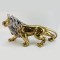 TABLE DECORATIVE, LION, GOLD-GREY, 30x8.5x.16cm 752-11523
