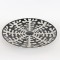 DECORATIVE, CERAMIC,  PLATE, BLACK&WHITE,  36x36x5cm 752-15010