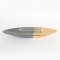 DECORATIVE PLATTER, CERAMIC, GREY & GOLD,  49x15.5x6cm 752-15014