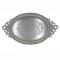 TRAY  WITH  MIRROR,  POLYRESIN, ANTIQUE, WHITE, 39.5X3.5X23.5cm 752-16068