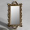 TRAY,  WITH MIRROR,  PLASTIC, GOLD, 48x23cm 752-16109