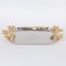 TRAY, METAL, GOLD-SILVER, 39x22x5,5cm 752-16123