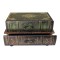 DECORATIVE BOOK BOX, WOODEN,  BROWN, 2 DRAWERS, 21x14x13cm 752-17024