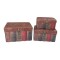 DECORATIVE BOX, WOODEN, LIGHT BROWN, SET 3PCS, 28x20x16, 23x16x13m 20x12x10cm 752-17027