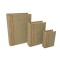 DECORATIVE BOOK BOX, WOODEN, BEIGE, LINEN, WITH DESIGN, SET 3PCS,  30x21.5x6 , 23x17x4.5, 16x11x3cm 752-17035