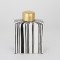 VASE WITH TOP, CERAMIC, WHITE & BLACK, 14x7x19.5cm 752-20091