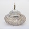 VASE WITH TOP, CERAMIC, GREY, 27x19x27.5cm 752-20109