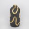 VASE, CERAMIC, GREY  & GOLD, 17.5x17.5x35.5cm 752-20137