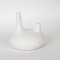 VASE, CERAMIC, WHITE, 18x18x17cm 752-20151