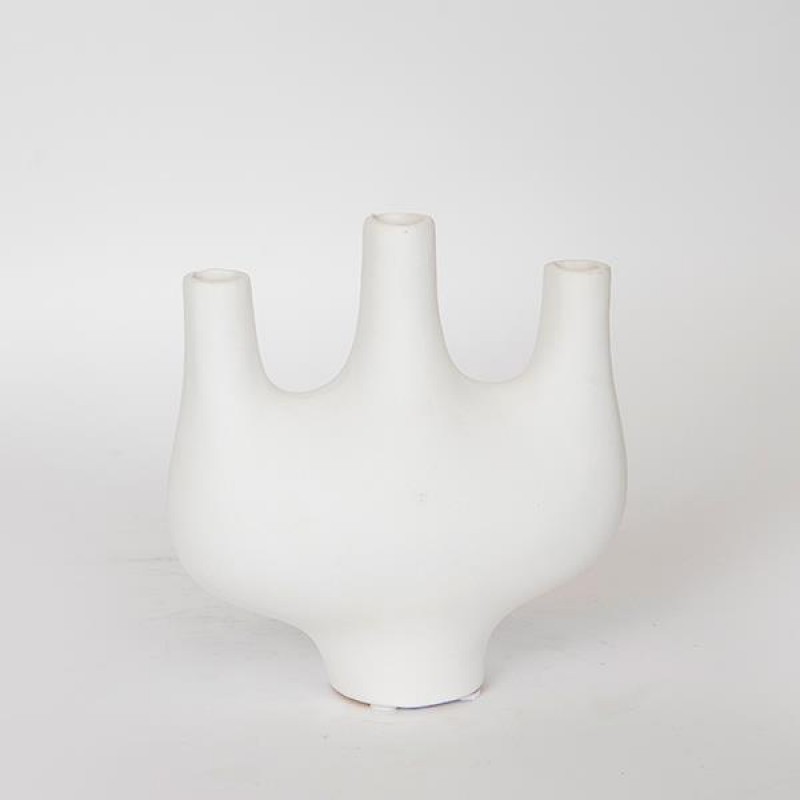 VASE, CERAMIC, BLACK, 18x8.5x18cm 752-20158