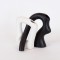 VASE, S/2 ,CERAMIC, WHITE & BLACK, 19.5x14x25cm 752-20159