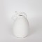 VASE, CERAMIC, WHITE ,16.5x13x19cm 752-20163