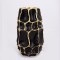 VASE, CERAMIC, BLACK & GOLD,14.5x14.5x25cm 752-20168