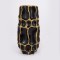 VASE, CERAMIC, BLACK & GOLD,15.5x15.5x31.5cm 752-20169