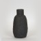 VASE, CERAMIC, BLACK, 11.2x11.2x21cm 752-20186