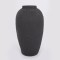 VASE, CERAMIC, BLACK, 17x17x30cm 752-20189