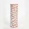 VASE, CERAMIC,TERRACOTA & WHITE, 10.9x10.9x31,7cm 752-20221