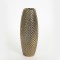 VASE, CERAMIC, BLACK & GOLD, 10.3x10.3x26.8cm 752-20240