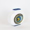 VASE, CERAMIC, WHITE, EYE DESIGN,  27x10x25cm 752-20249