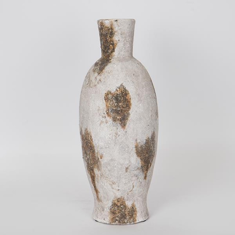 VASE, CERAMIC, LIGHT BROWN, 20.5x20.5x51cm 752-20266